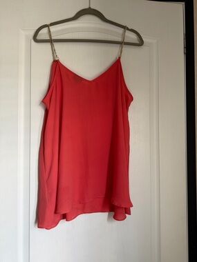 Torrid Coral Chain-Strap Camisole Size 2